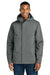 The North Face NF0A8FQH Mens Castle Valley Triclimate Full Zip 3 in 1 Jacket Smoked Pearl Grey Model Front