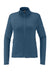 The North Face NF0A8FQJ Womens Aim Full Zip Fleece Jacket Shady Blue Flat Front
