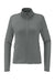 The North Face NF0A8FQJ Womens Aim Full Zip Fleece Jacket Smoked Pearl Grey Flat Front