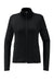 The North Face NF0A8FQJ Womens Aim Full Zip Fleece Jacket Black Flat Front