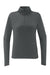 The North Face NF0A8FQK Womens Aim 1/4 Zip Fleece Sweatshirt Asphalt Grey Flat Front