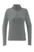 The North Face NF0A8FQK Womens Aim 1/4 Zip Fleece Sweatshirt Smoked Pearl Grey Flat Front