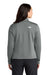 The North Face NF0A8FQK Womens Aim 1/4 Zip Fleece Sweatshirt Smoked Pearl Grey Model Back
