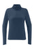 The North Face NF0A8FQK Womens Aim 1/4 Zip Fleece Sweatshirt Summit Navy Blue Flat Front