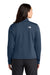 The North Face NF0A8FQK Womens Aim 1/4 Zip Fleece Sweatshirt Summit Navy Blue Model Back