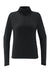 The North Face NF0A8FQK Womens Aim 1/4 Zip Fleece Sweatshirt Black Flat Front