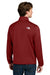 The North Face NF0A8FQN Mens Dove Creek Full Zip Fleece Jacket Cardinal Red Model Back