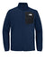 The North Face NF0A8FQN Mens Dove Creek Full Zip Fleece Jacket Lunar Blue Flat Front