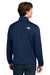 The North Face NF0A8FQN Mens Dove Creek Full Zip Fleece Jacket Lunar Blue Model Back