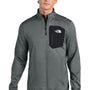 The North Face Mens Dove Creek Full Zip Fleece Jacket - Heather Medium Grey - COMING SOON