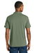 The North Face NF0A8GE0 Mens Canyon Crest Short Sleeve Polo Shirt Bark Mist Green Model Back