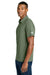 The North Face NF0A8GE0 Mens Canyon Crest Short Sleeve Polo Shirt Bark Mist Green Model Side