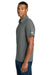 The North Face NF0A8GE0 Mens Canyon Crest Short Sleeve Polo Shirt Smoked Pearl Grey Model Side