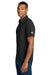 The North Face NF0A8GE0 Mens Canyon Crest Short Sleeve Polo Shirt Black Model Side