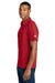 The North Face NF0A8GE0 Mens Canyon Crest Short Sleeve Polo Shirt Red Model Side