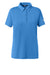 The North Face NF0A8GE1 Womens Canyon Crest Short Sleeve Polo Shirt Marina Blue Flat Front