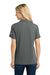 The North Face NF0A8GE1 Womens Canyon Crest Short Sleeve Polo Shirt Smoked Pearl Grey Model Back