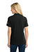 The North Face NF0A8GE1 Womens Canyon Crest Short Sleeve Polo Shirt Black Model Back