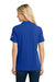 The North Face NF0A8GE1 Womens Canyon Crest Short Sleeve Polo Shirt Blue Model Back