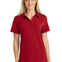 The North Face Womens Canyon Crest Short Sleeve Polo Shirt - Red - Coming Soon