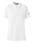The North Face NF0A8GE1 Womens Canyon Crest Short Sleeve Polo Shirt White Flat Front