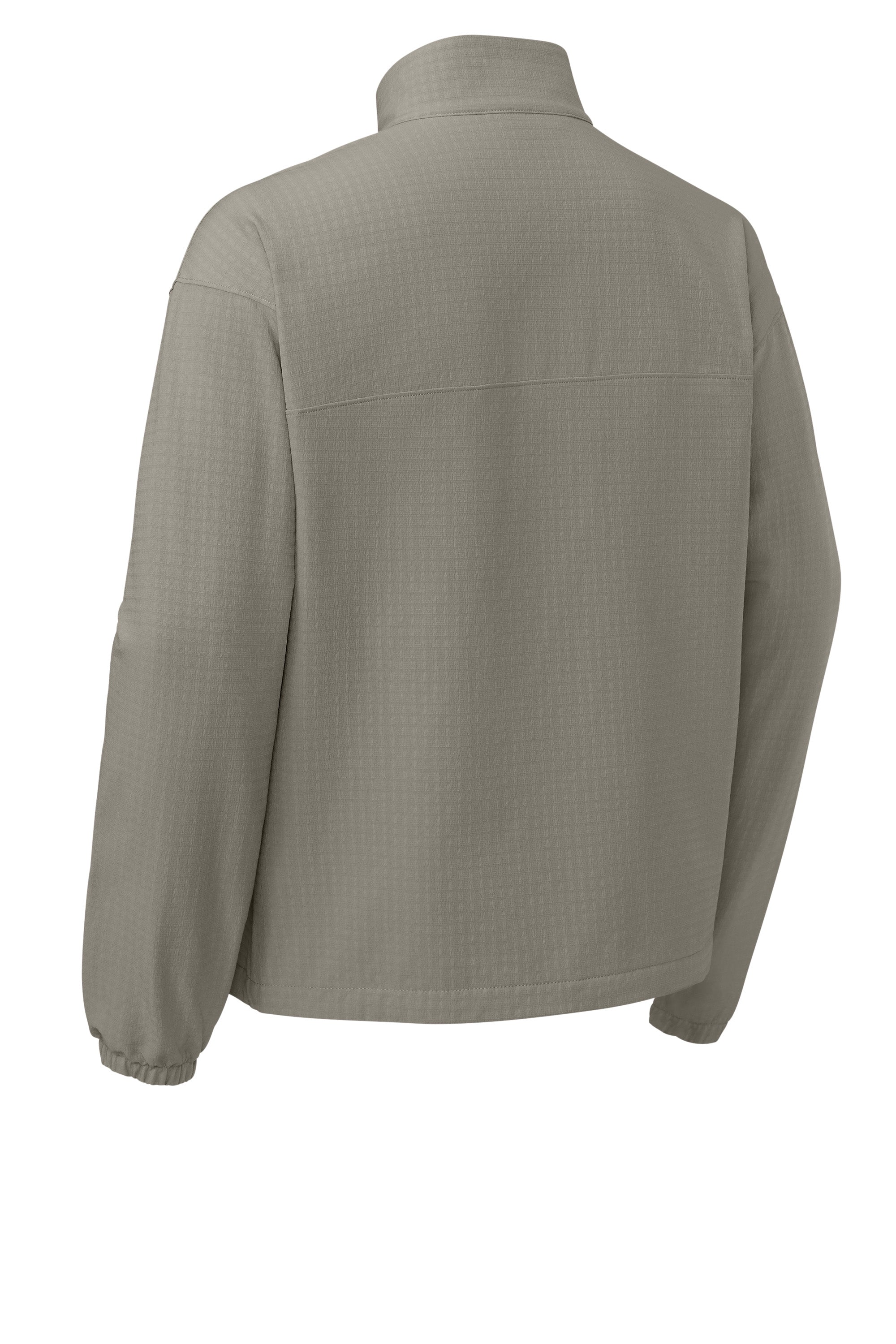 The North Face NF0A8GE2 Mens Mountain Horizon Full Zip Jacket Stone Slab Grey Flat Back