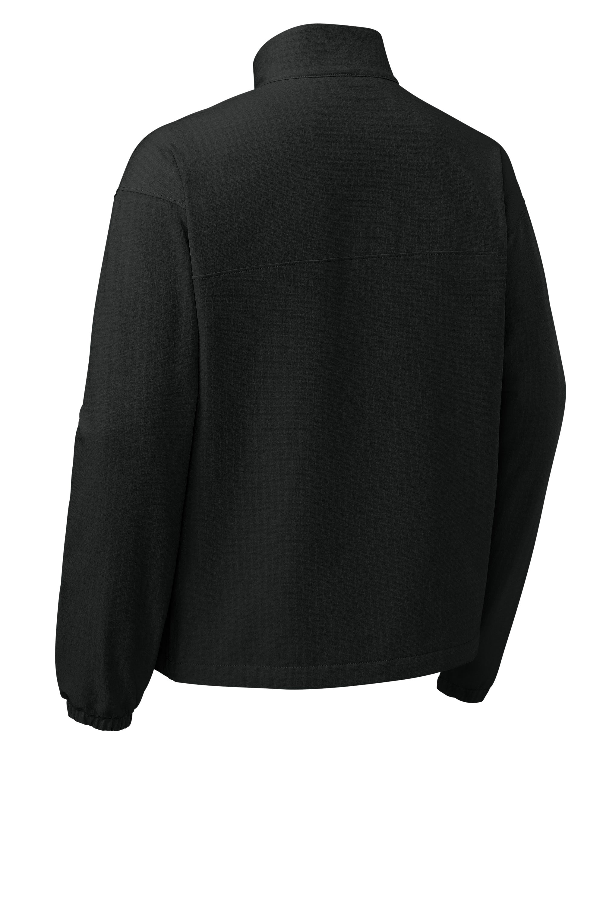 The North Face NF0A8GE2 Mens Mountain Horizon Full Zip Jacket Black Flat Back