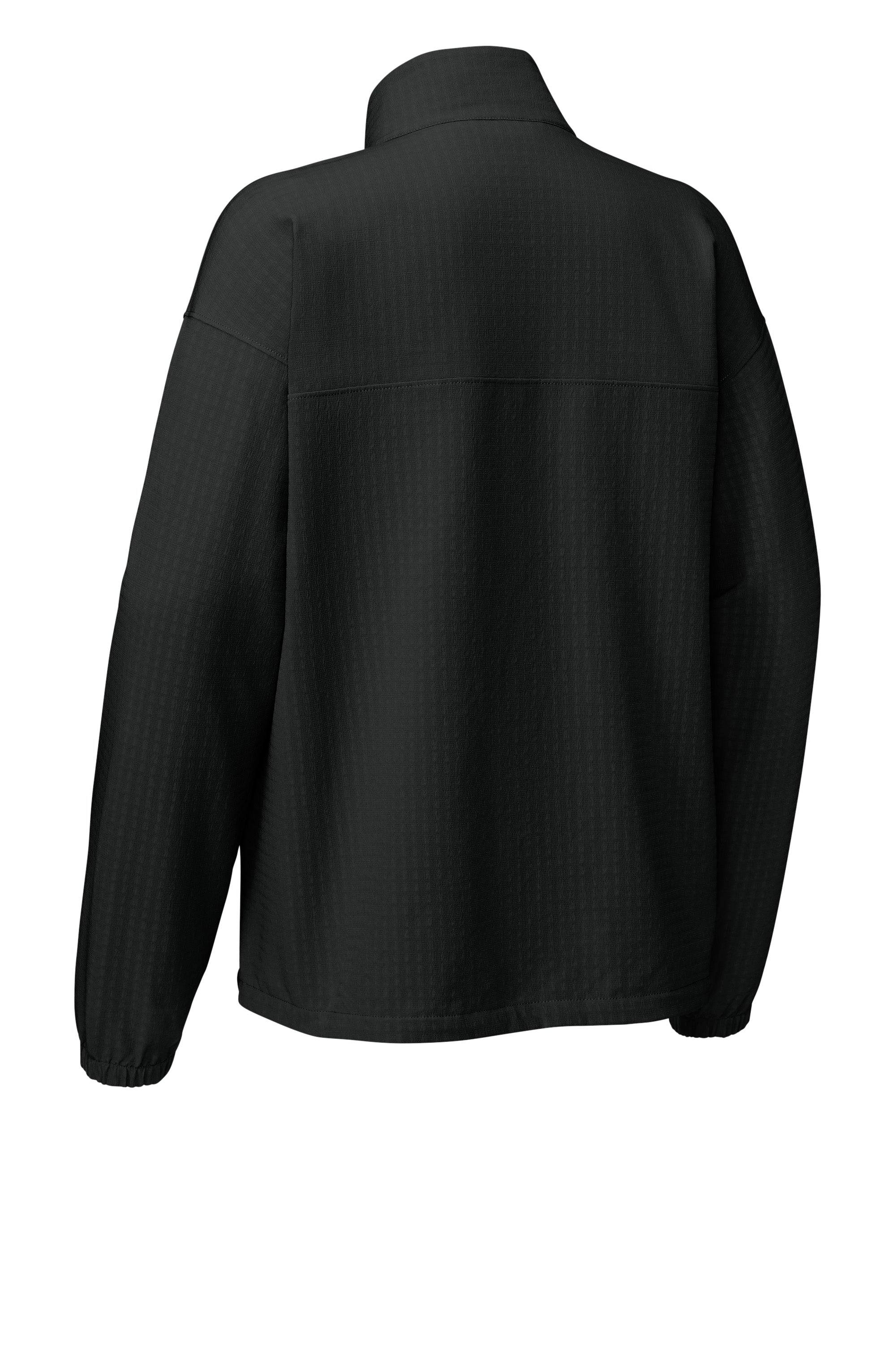 The North Face NF0A8GE3 Womens Mountain Horizon Full Zip Jacket Black Flat Back