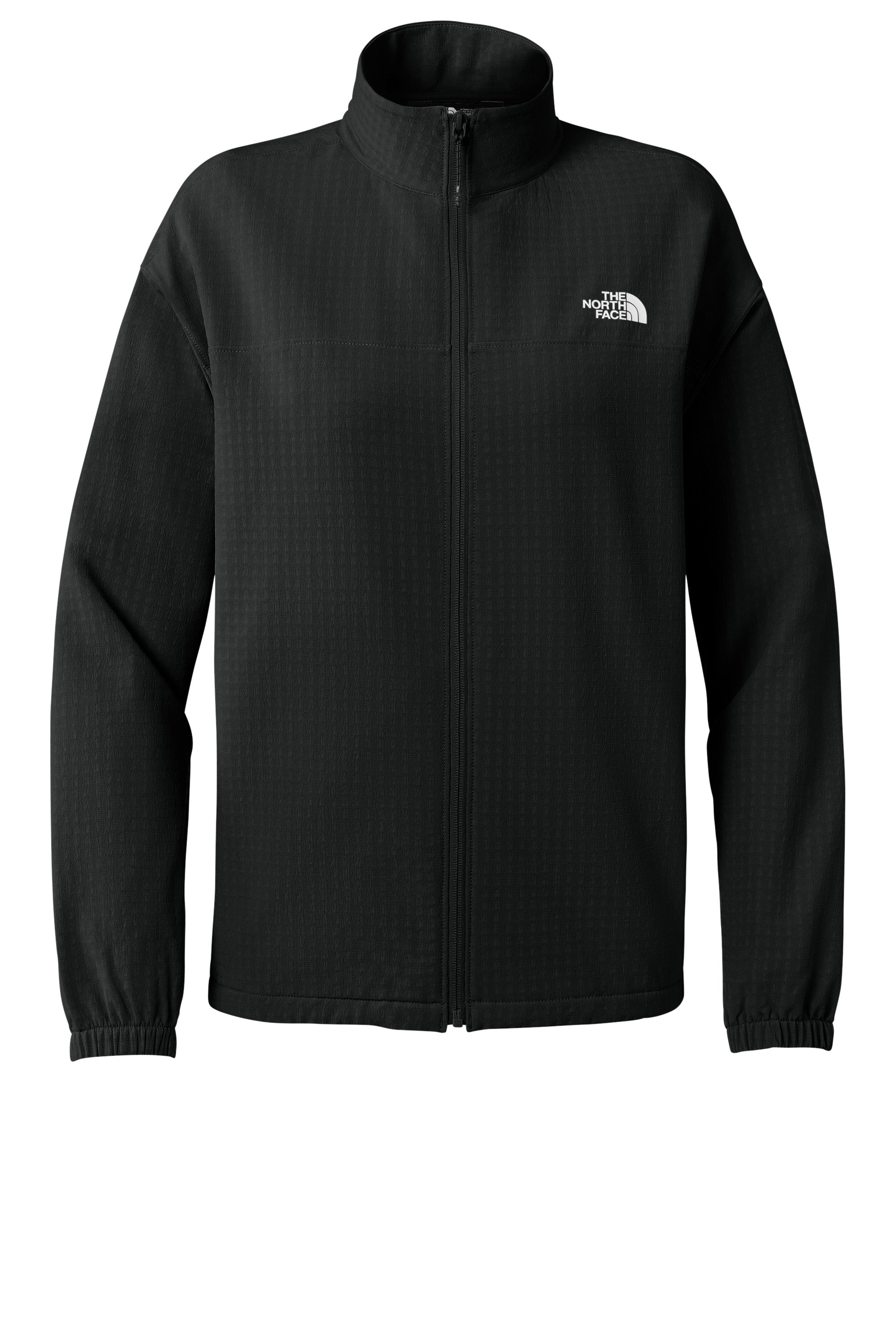 The North Face NF0A8GE3 Womens Mountain Horizon Full Zip Jacket Black Flat Front