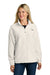 The North Face NF0A8GE3 Womens Mountain Horizon Full Zip Jacket White Dune Model Front