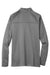 Nike NKAH6254 Mens Therma-Fit Moisture Wicking Fleece 1/4 Zip Sweatshirt Heather Grey Flat Back