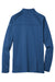 Nike NKAH6254 Mens Therma-Fit Moisture Wicking Fleece 1/4 Zip Sweatshirt Gym Blue Flat Back