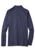 Nike NKAH6254 Mens Therma-Fit Moisture Wicking Fleece 1/4 Zip Sweatshirt Midnight Navy Blue Flat Back
