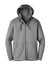 Nike NKAH6259 Mens Therma-Fit Moisture Wicking Fleece Full Zip Hooded Sweatshirt Hoodie Heather Dark Grey Flat Front