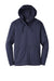 Nike NKAH6259 Mens Therma-Fit Moisture Wicking Fleece Full Zip Hooded Sweatshirt Hoodie w/ Pockets Midnight Navy Blue Flat Front