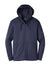 Nike NKAH6259 Mens Therma-Fit Moisture Wicking Fleece Full Zip Hooded Sweatshirt Hoodie Midnight Navy Blue Flat Front