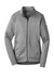 Nike NKAH6260 Womens Therma-Fit Moisture Wicking Fleece Full Zip Sweatshirt Heather Dark Grey Flat Front