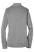 Nike NKAH6260 Womens Therma-Fit Moisture Wicking Fleece Full Zip Sweatshirt Heather Dark Grey Flat Back