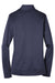 Nike NKAH6260 Womens Therma-Fit Moisture Wicking Fleece Full Zip Sweatshirt Midnight Navy Blue Flat Back