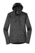 Nike NKAH6264 Womens Therma-Fit Moisture Wicking Fleece Full Zip Hooded Sweatshirt Hoodie w/ Pockets Anthracite Grey Flat Front