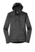Nike NKAH6264 Womens Therma-Fit Moisture Wicking Fleece Full Zip Hooded Sweatshirt Hoodie Anthracite Grey Flat Front