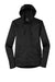 Nike NKAH6264 Womens Therma-Fit Moisture Wicking Fleece Full Zip Hooded Sweatshirt Hoodie w/ Pockets Black Flat Front