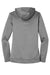 Nike NKAH6264 Womens Therma-Fit Moisture Wicking Fleece Full Zip Hooded Sweatshirt Hoodie w/ Pockets Heather Dark Grey Flat Back