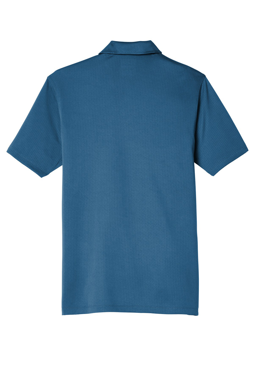 Nike NKAH6266 Mens Dri-Fit Moisture Wicking Short Sleeve Polo Shirt Court Blue Flat Back