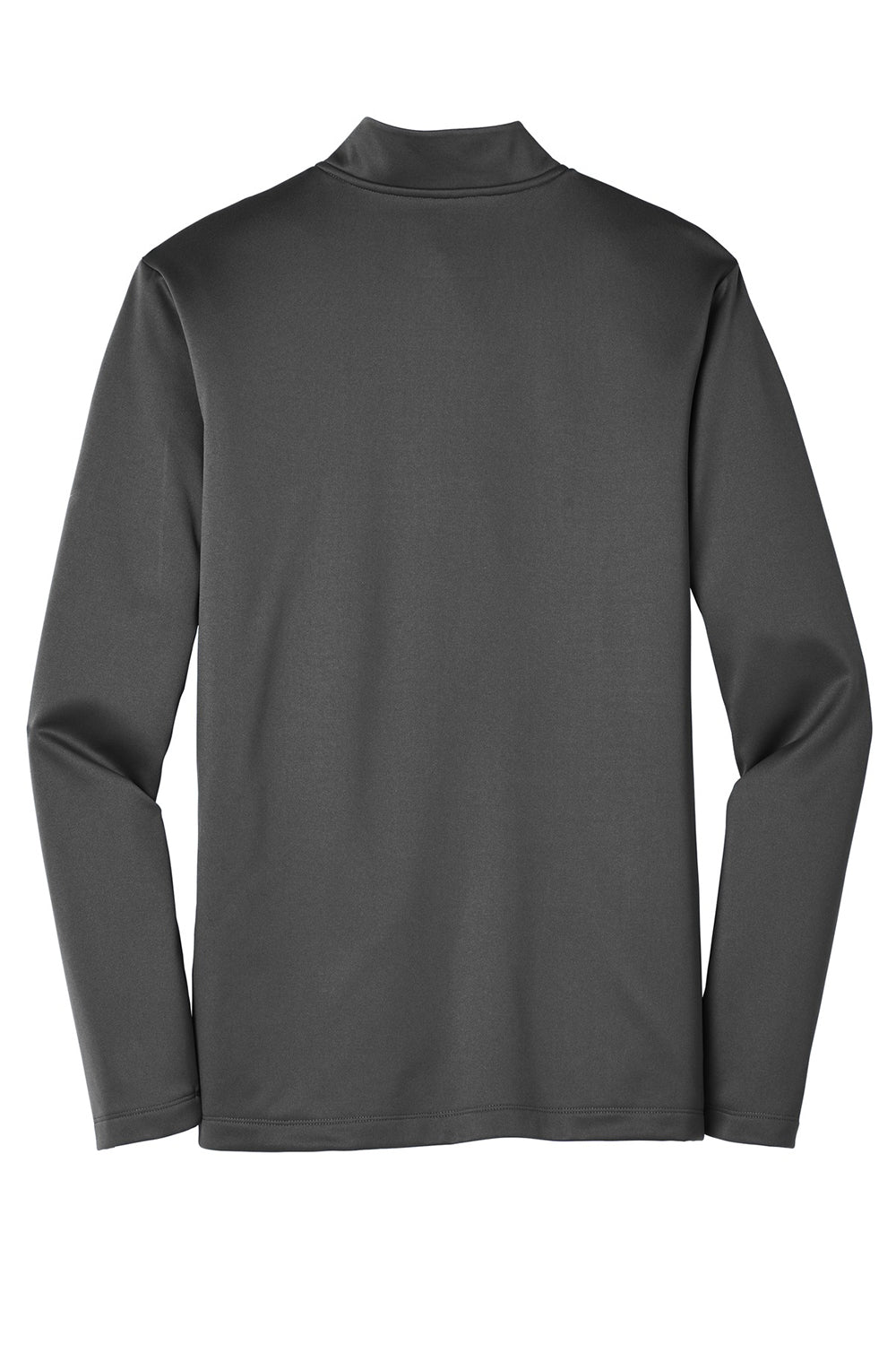 Nike NKAH6418 Mens Therma-Fit Moisture Wicking Fleece Full Zip Sweatshirt Anthracite Grey Flat Back