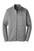 Nike NKAH6418 Mens Therma-Fit Moisture Wicking Fleece Full Zip Sweatshirt Heather Dark Grey Flat Front