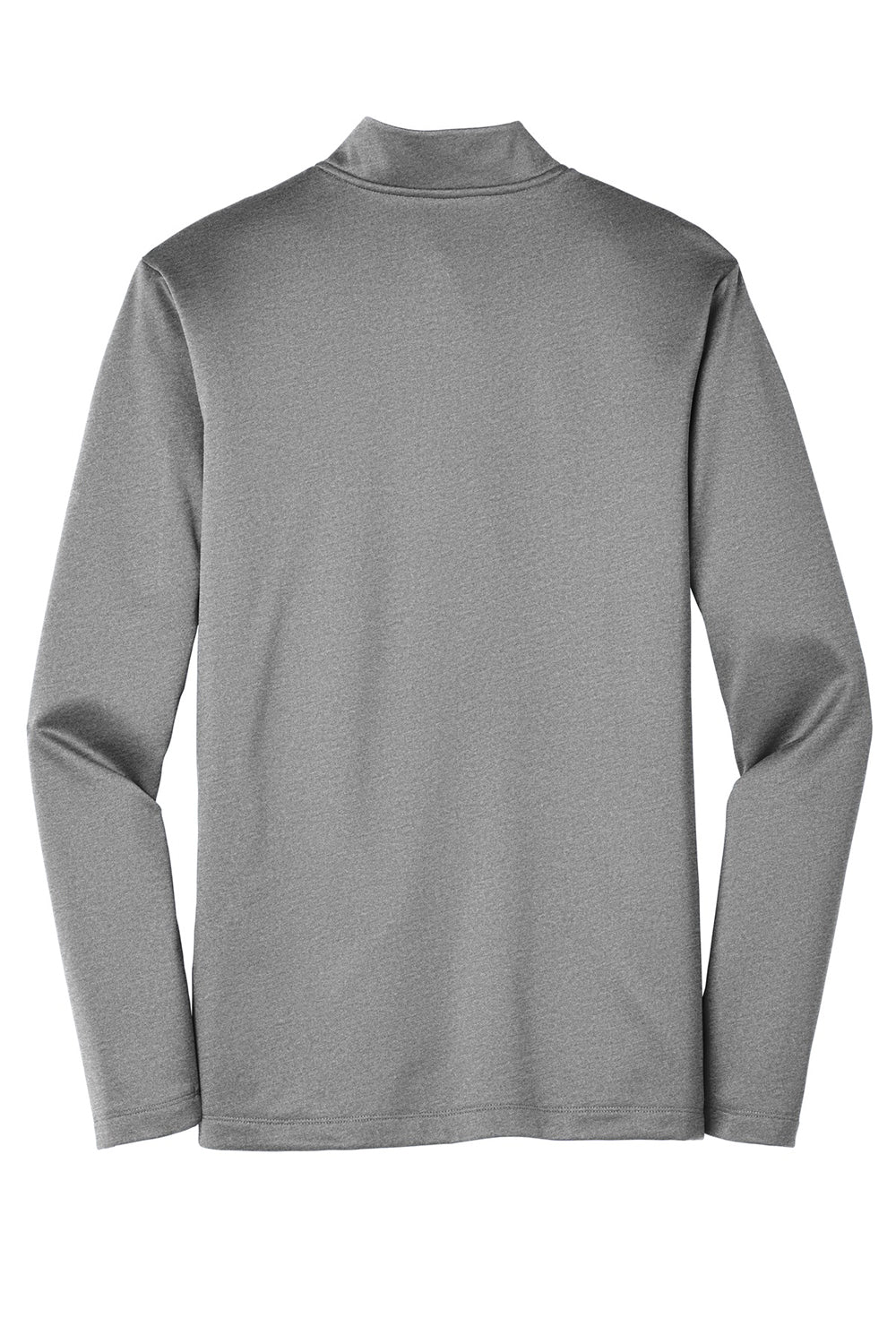 Nike NKAH6418 Mens Therma-Fit Moisture Wicking Fleece Full Zip Sweatshirt Heather Dark Grey Flat Back