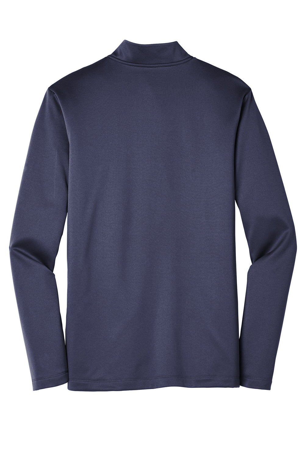Nike NKAH6418 Mens Therma-Fit Moisture Wicking Fleece Full Zip Sweatshirt Midnight Navy Blue Flat Back
