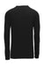 Nike NKBQ5230 Mens Dri-Fit Moisture Wicking Long Sleeve Crewneck T-Shirt Black Flat Back