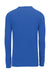Nike NKBQ5230 Mens Dri-Fit Moisture Wicking Long Sleeve Crewneck T-Shirt Rush Blue Flat Back